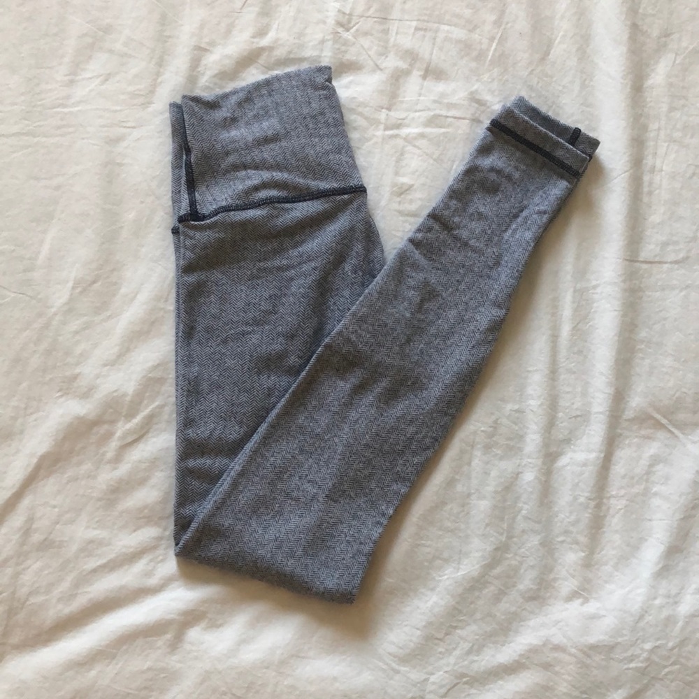 Heathered Grey Lululemon Leggings